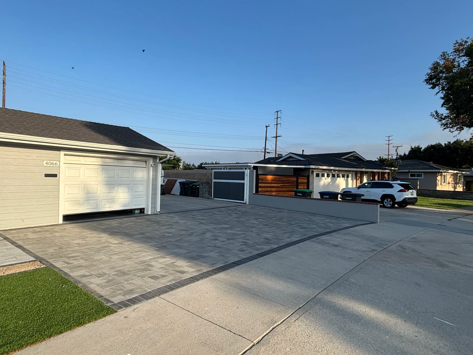 Gallery photos for New Paver Driveway Installation in Orange CA: Image #1