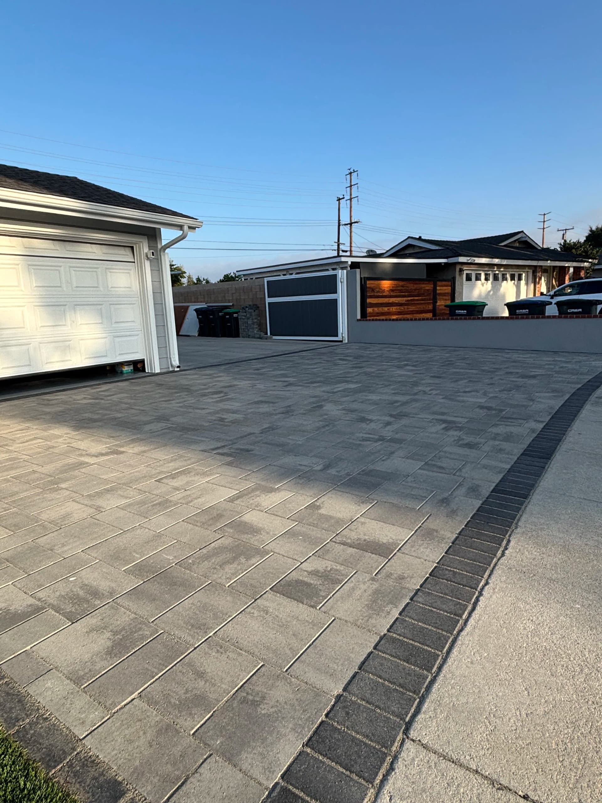 New Paver Driveway Installation in Orange CA image